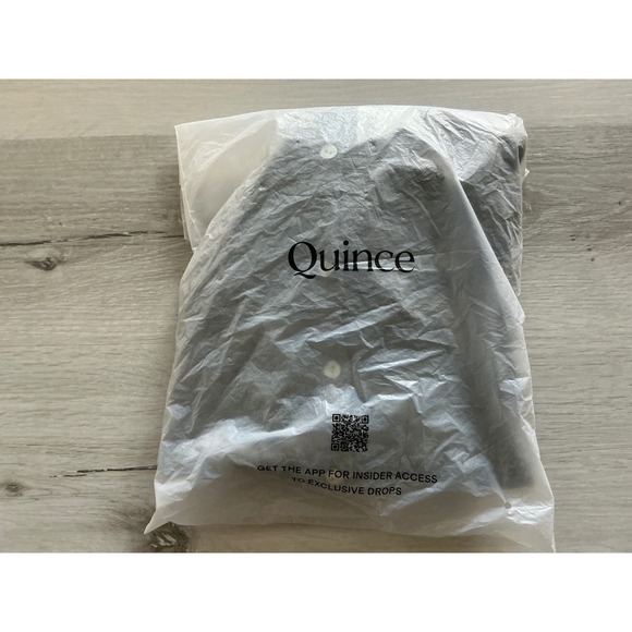 Quince Mongolian Cashmere Cardigan Sweater Medium Heather Grey NWT - Picture 3 of 7